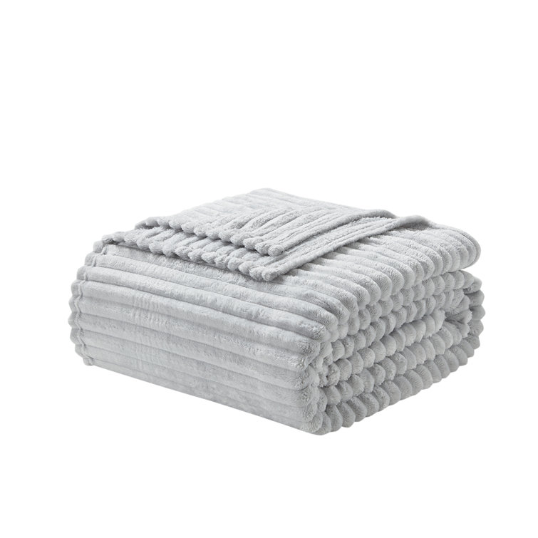 Grey blankets best sale and throws